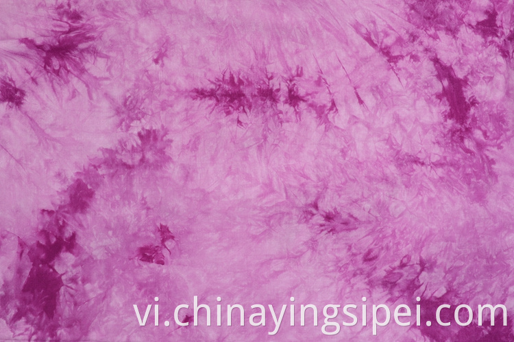 Woven 100% Viscose Tie Dyed Fabrics 